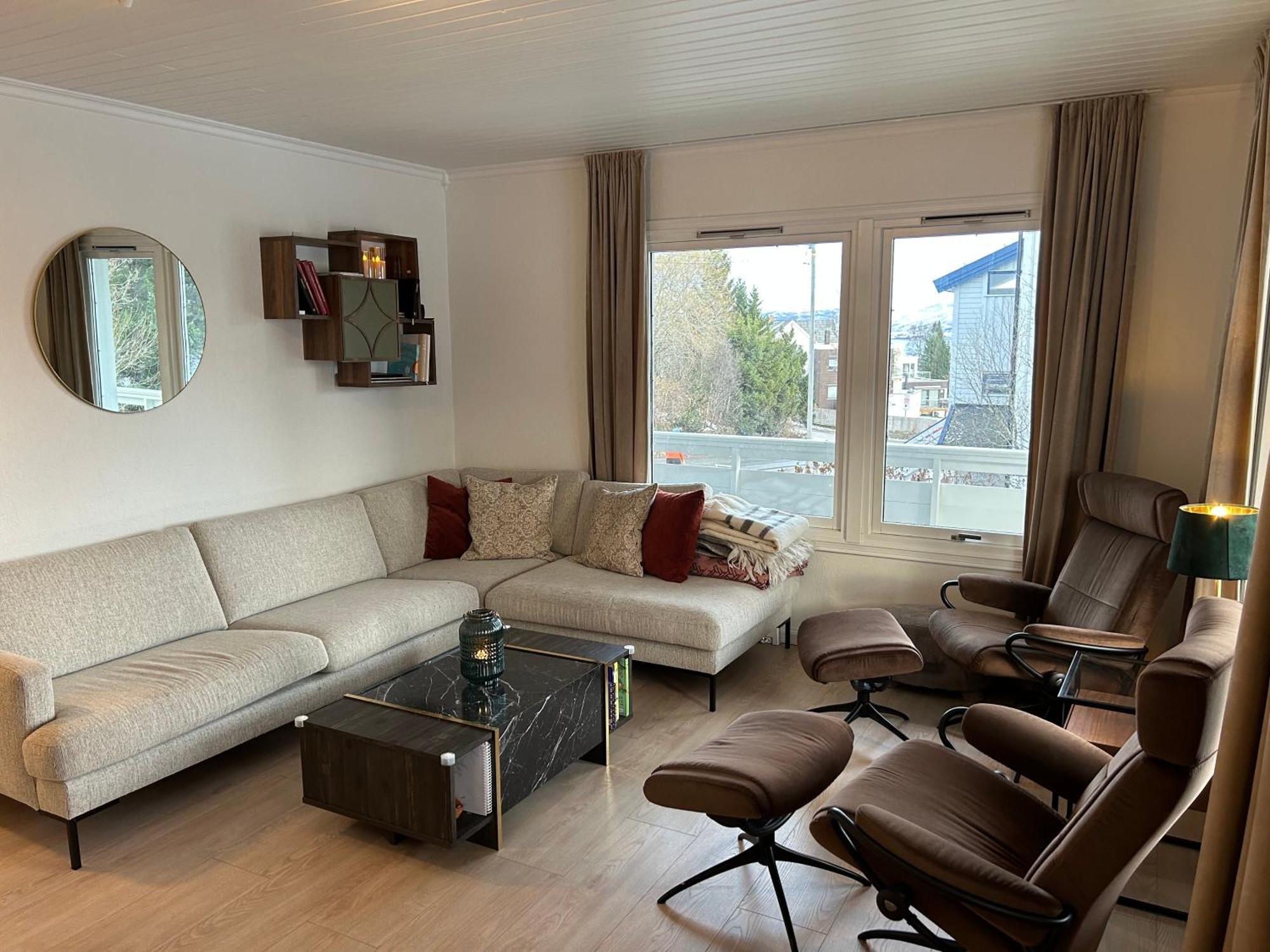 Arctic 3 Room Apartment - Aurora View - Free Parking Tromsø Dış mekan fotoğraf